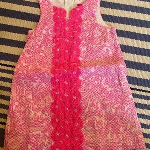 Lilly Pulitzer Pink and White Dress